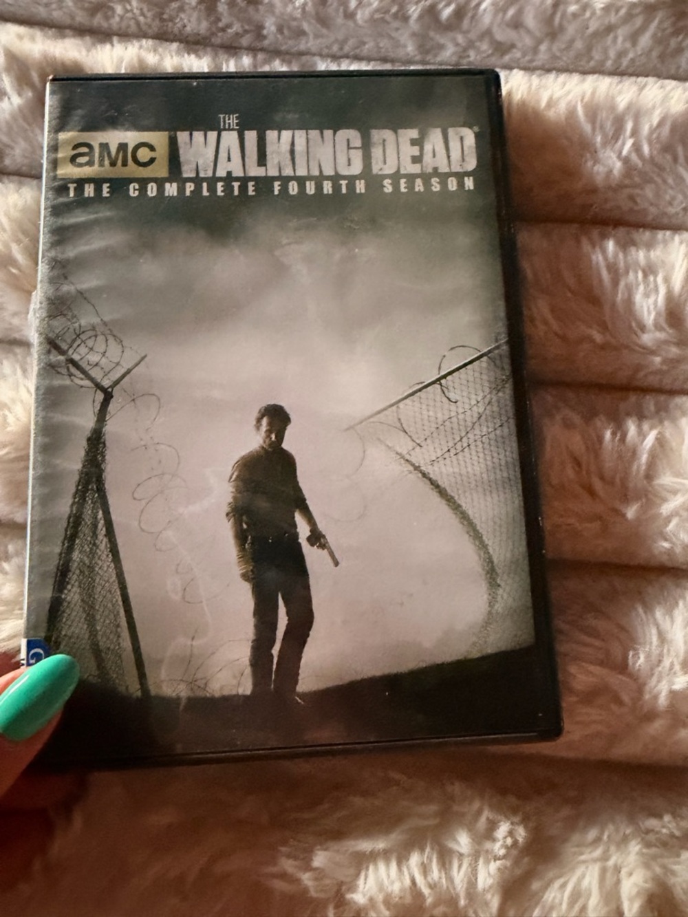 AMC The Walking Dead The Complete Fourth Season DVD - Black/Gray Cover
